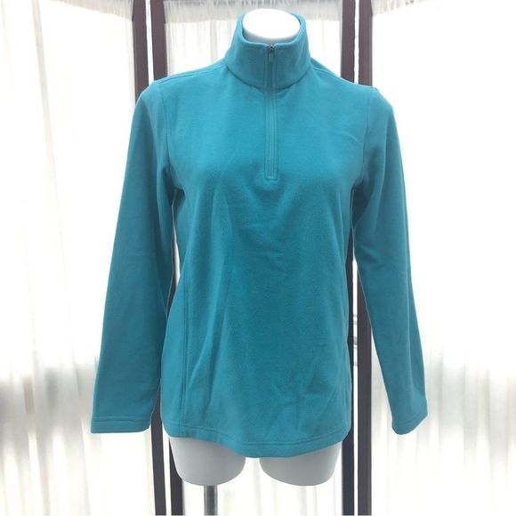 Lands End Lightweight 1/4 Zip Fleece Pullover - Picture 9 of 15